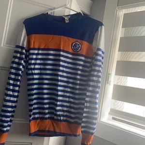 Men stripped crew neck